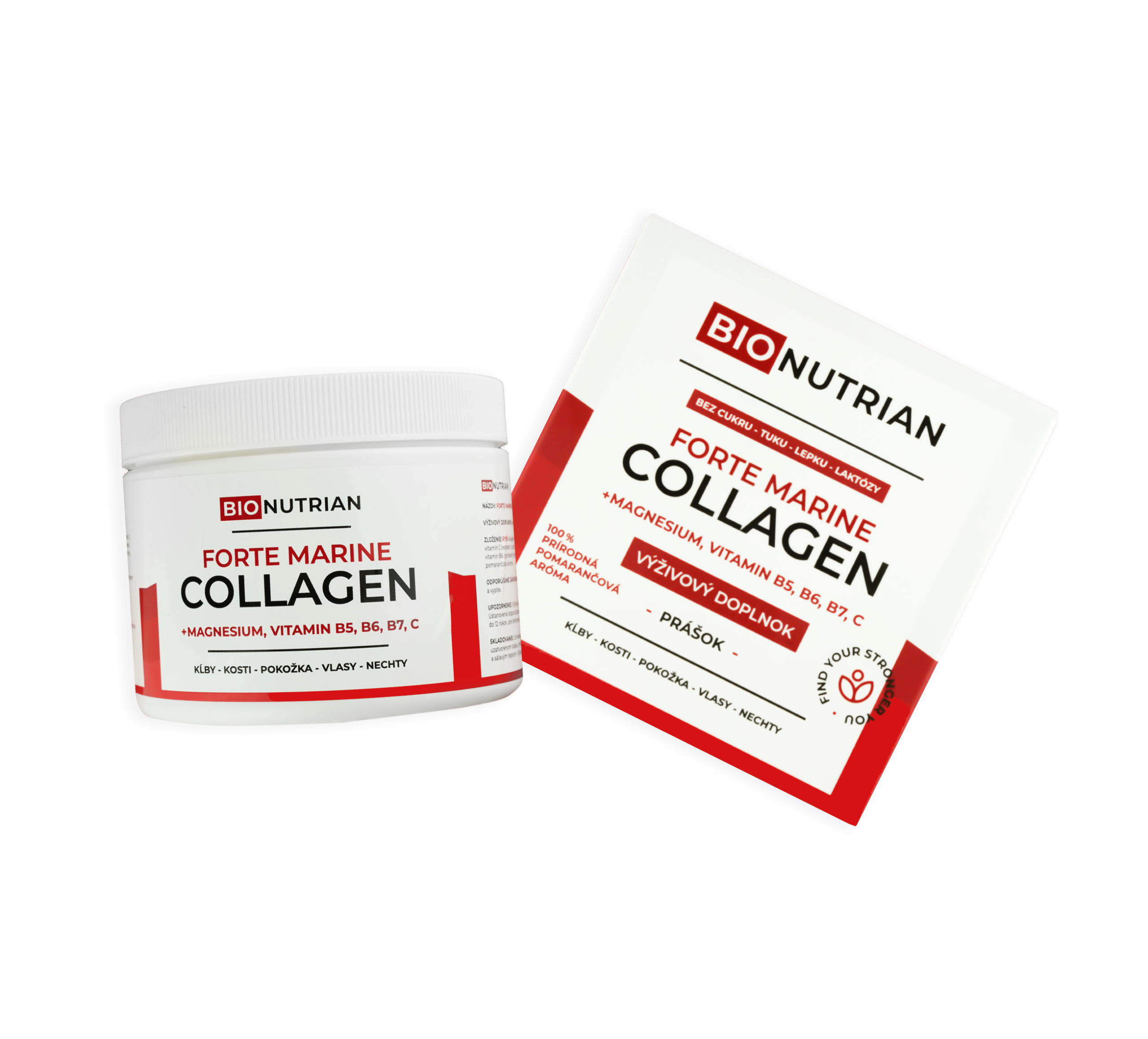 Bionutrian Forte Marine Collagen, kolagén v prášku
